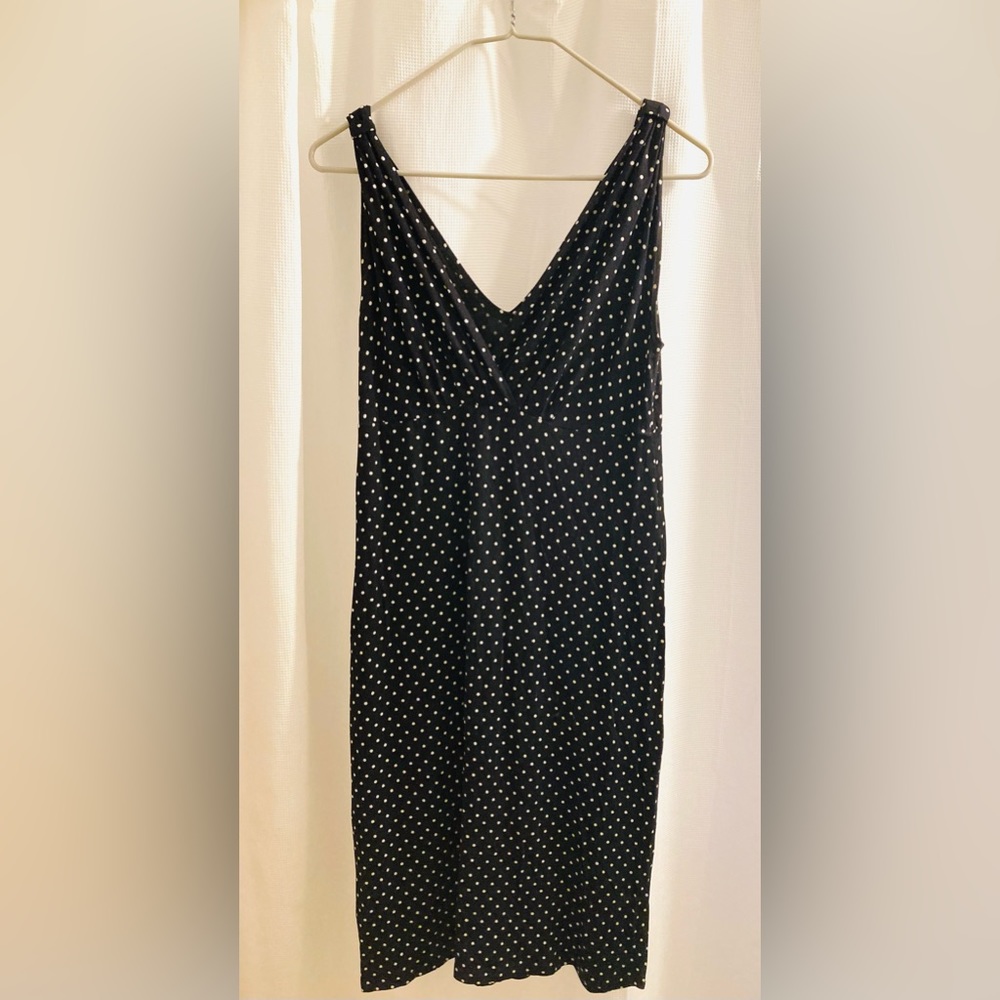 Agnes B polka dot dress